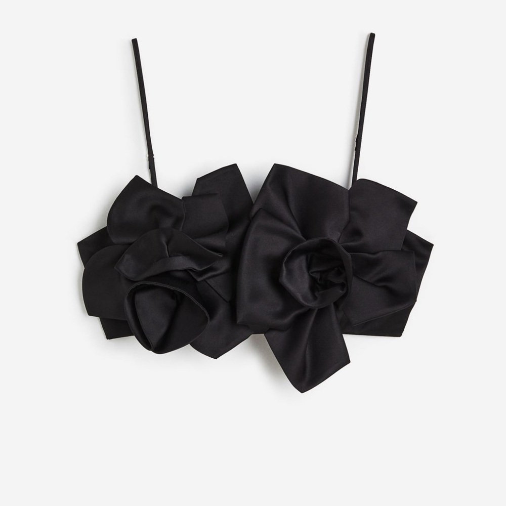 H&M Satin Cropped top